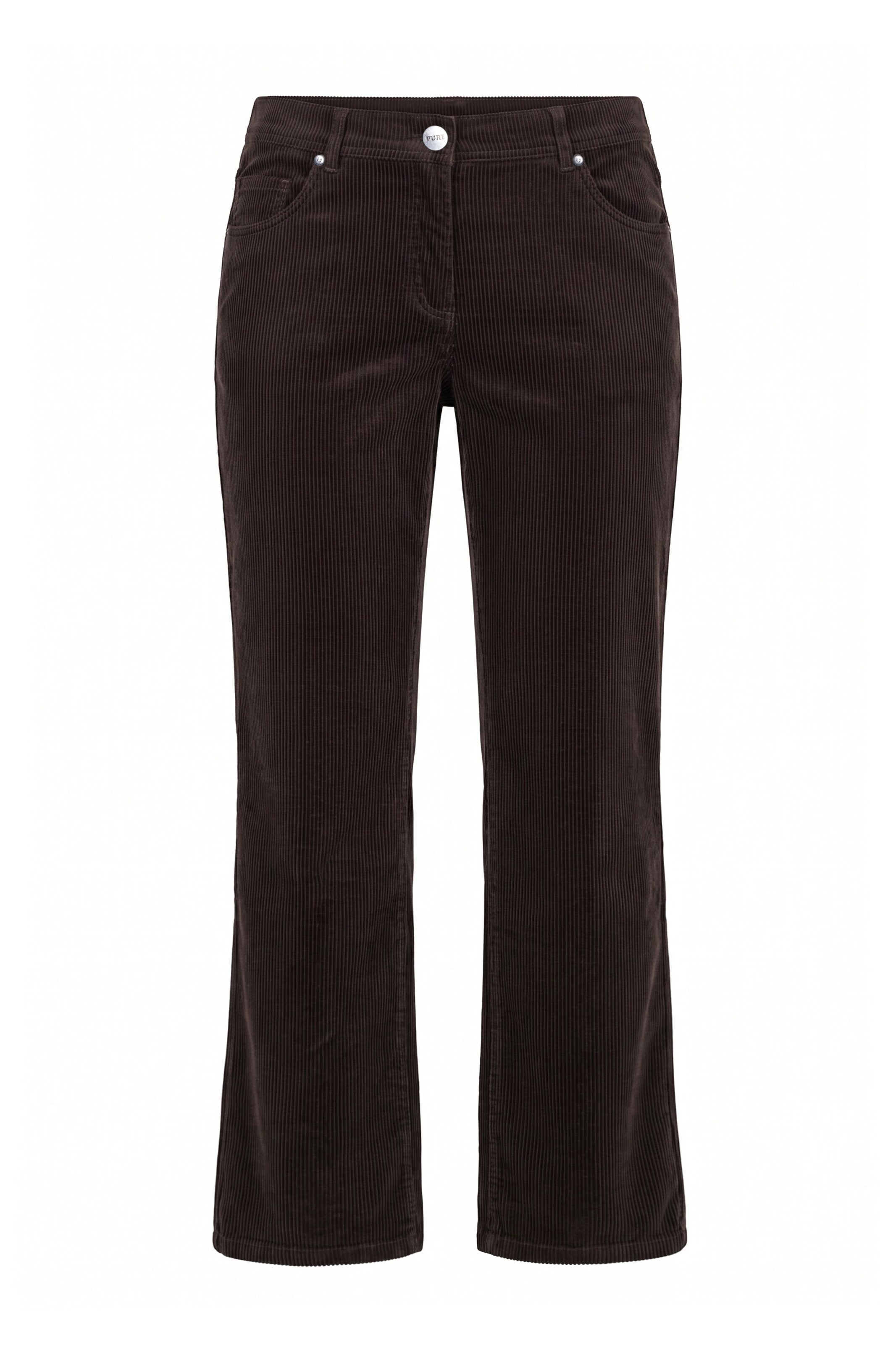Ulla Popken Jeans in 32-34/Regular in dunkelbraun, Produktansicht