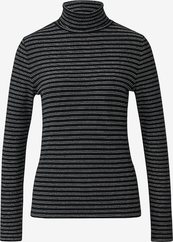 T-shirt COMMA en noir : devant