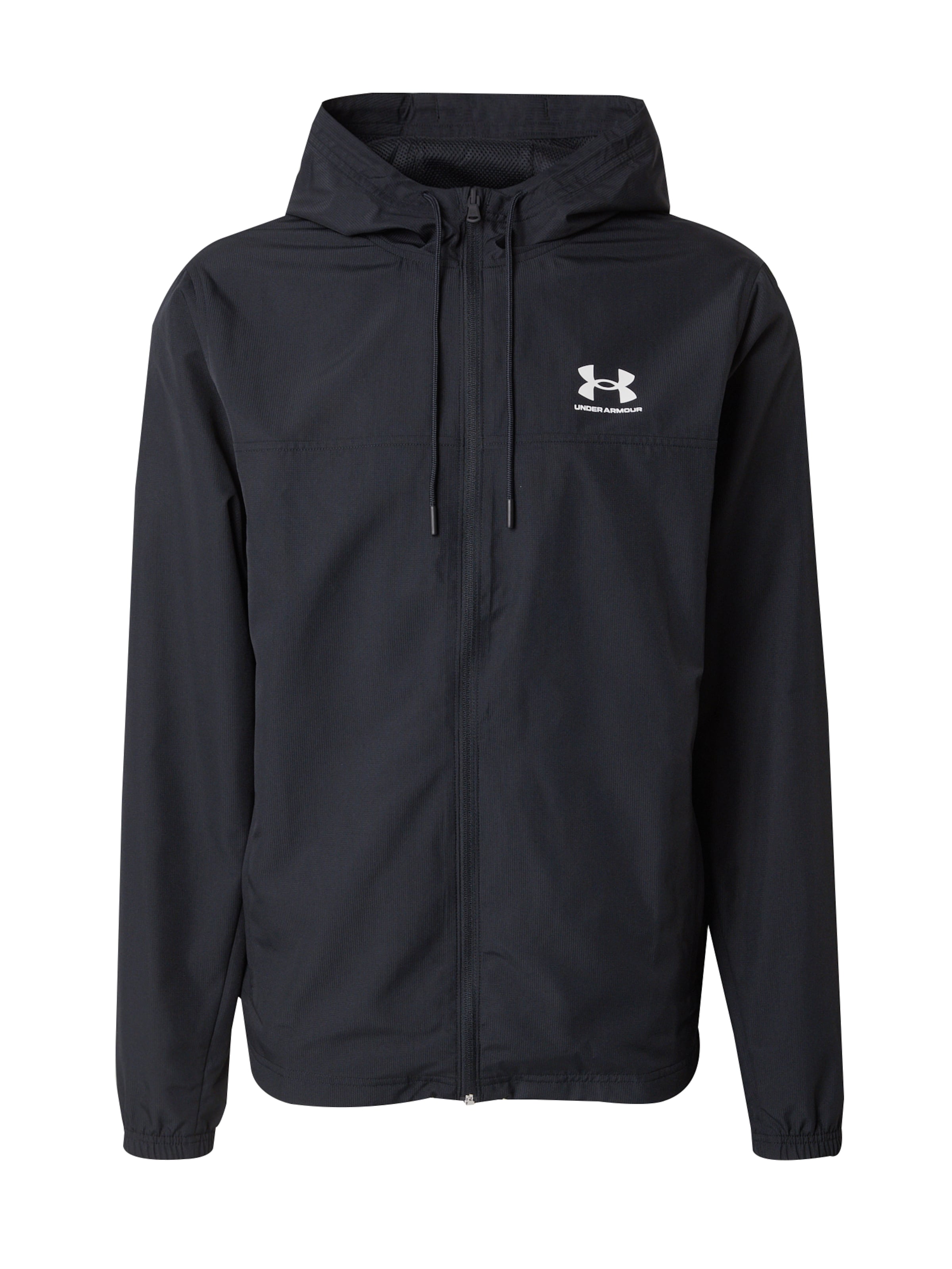 UNDER ARMOUR Kurtka sportowa 'Rival' w kolorze czarny: przód