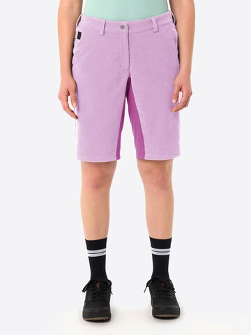 VAUDE Regular Outdoorbroek 'Loamer' in Lila: voorkant