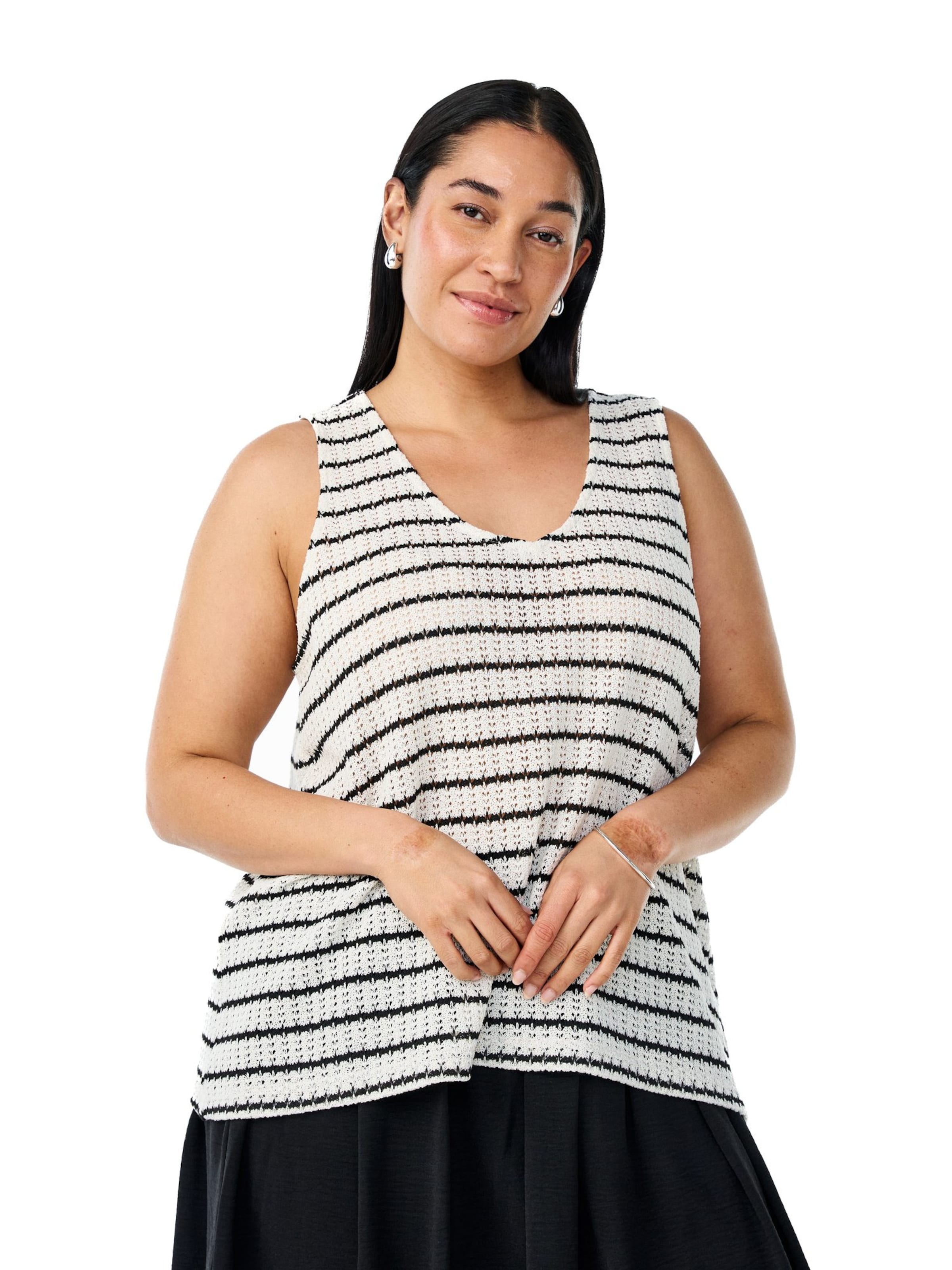 Zizzi Topp 'Vjusuie', värv beež: eest vaates