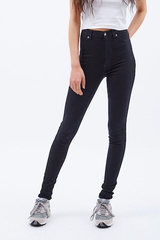 Skinny Jeggings 'Solitaire' de la Dr. Denim pe negru: față