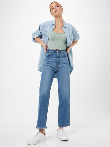 LEVI'S ® - Bootcut Calças de ganga 'Ribcage Straight Ankle' em azul