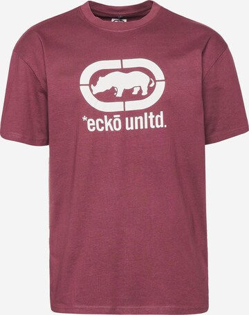 T-Shirt 'JohnRhino' Ecko Unlimited en rouge : devant