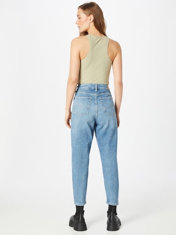 QS Tapered Jeans in Blau