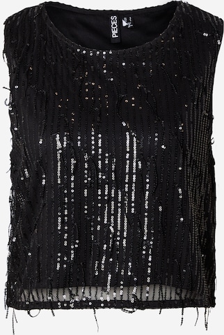 PIECESTop 'Rilly' - crna boja: prednji dio