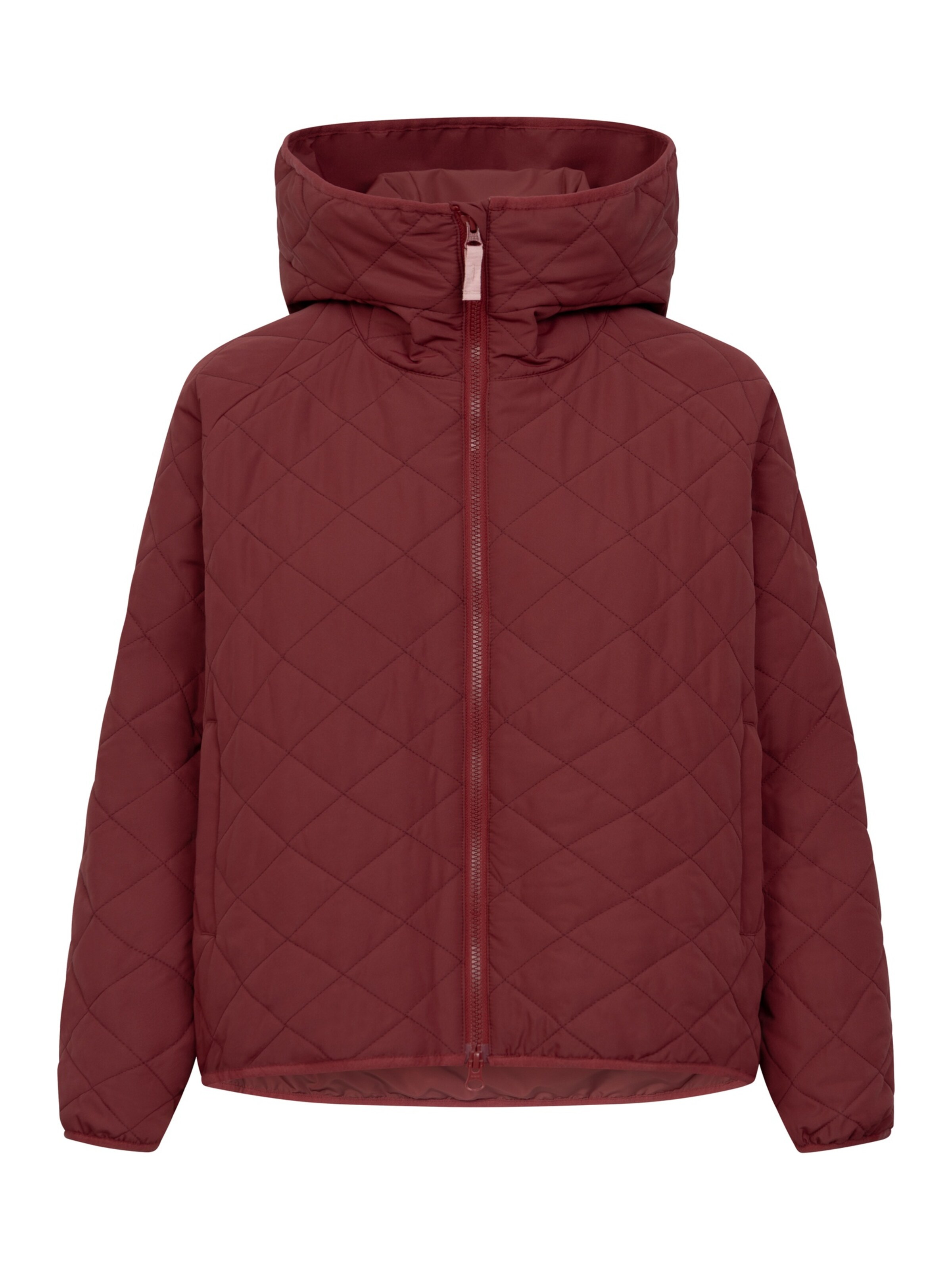 Derbe Between-Season Jacket 'Quiltby' in Red: front