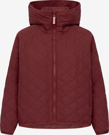 Derbe Between-Season Jacket 'Quiltby' in Red: front