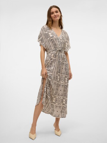 VERO MODA Jurk in Beige: voorkant