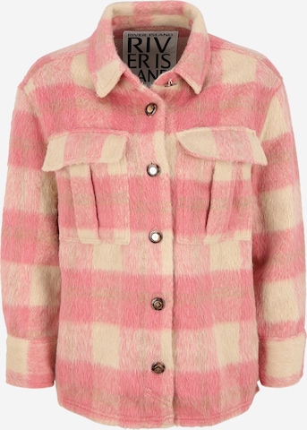 River Island Petite Between-season jacket in Pink: front