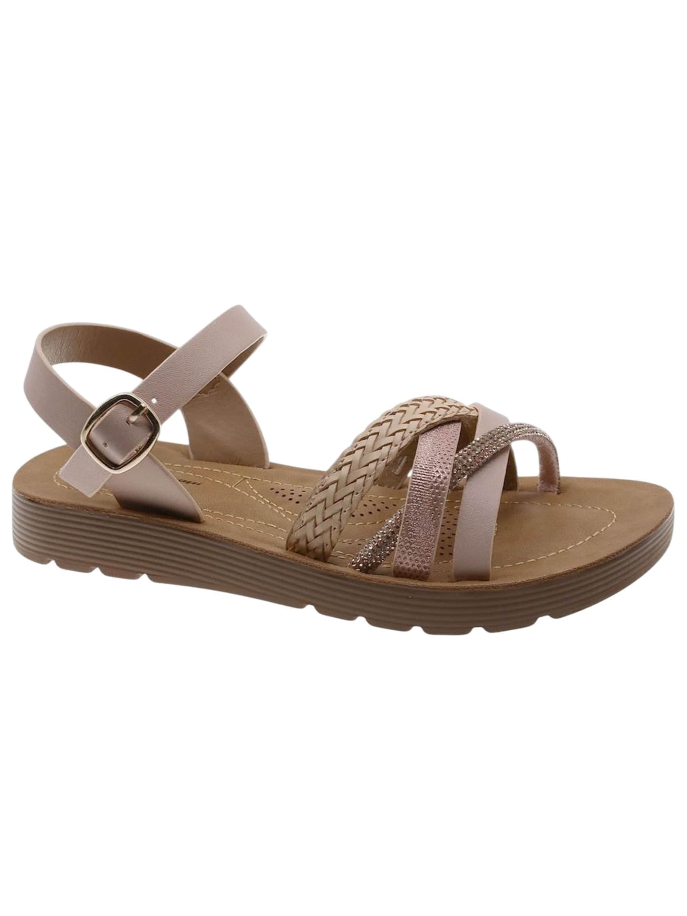 Beppi Sandalen in Roze: voorkant
