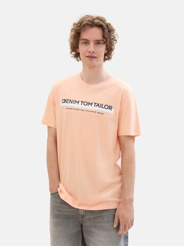 TOM TAILOR DENIM Paita värissä oranssi