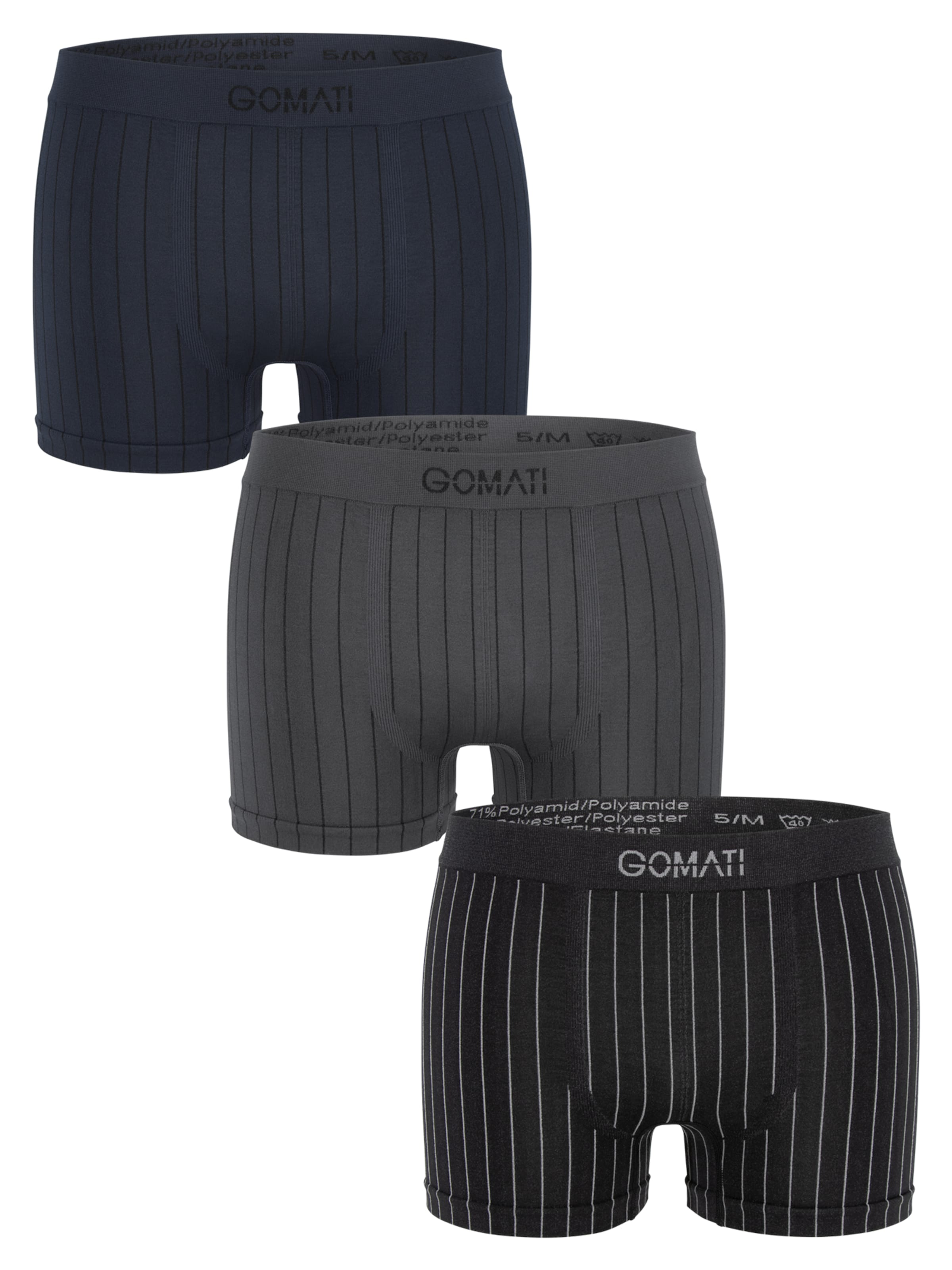 Gomati Boxer shorts 'Seamless Comfort' in Grey: front