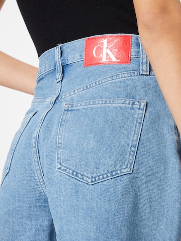 Calvin Klein Jeans Regular Shorts 'RAW EDGE' in Blau