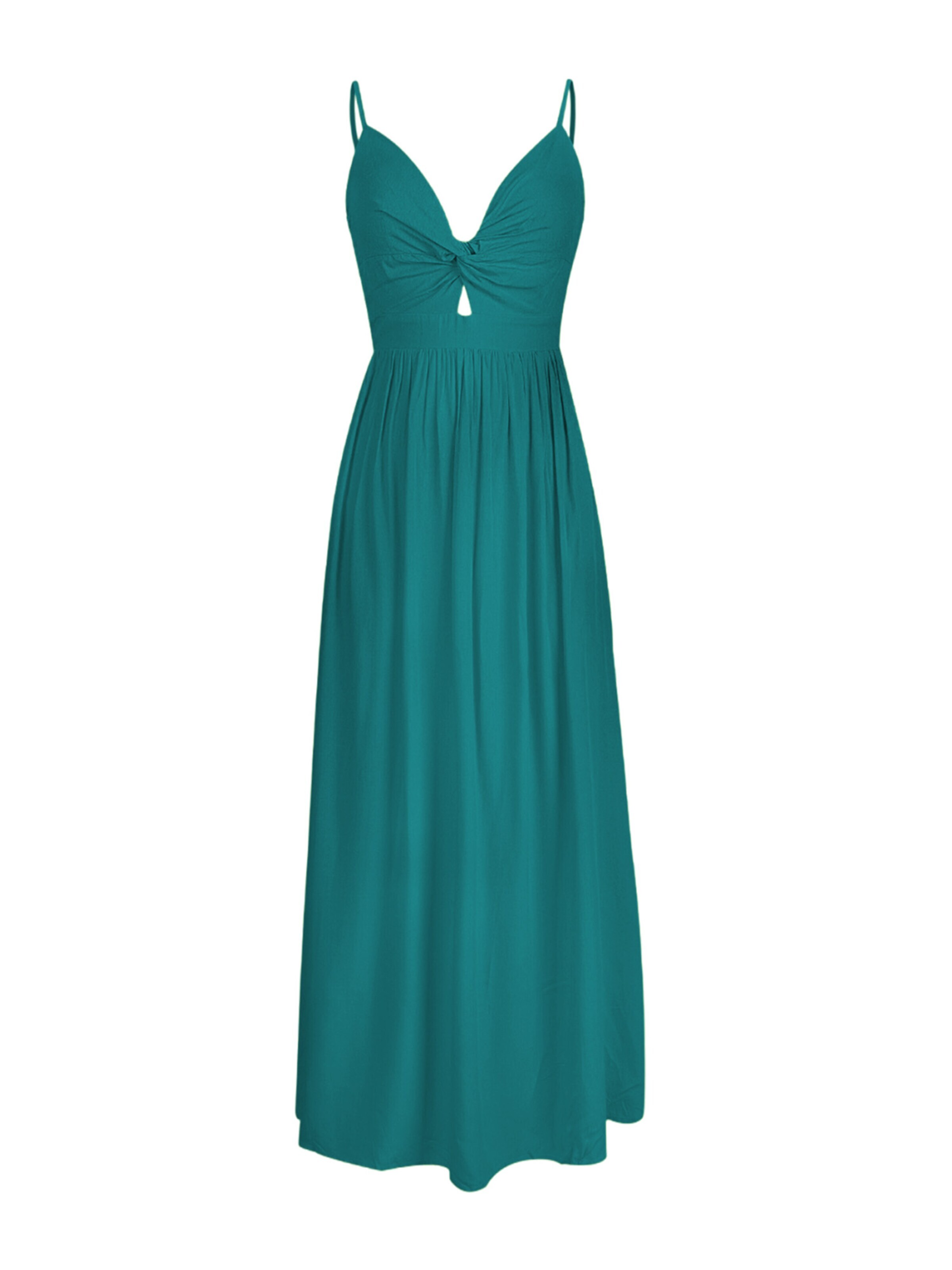 Cupshe Beach Dress in Blue: front