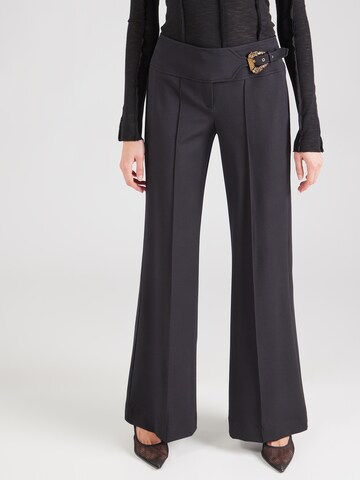 Versace Jeans Couture Расклешенный Штаны в Черный: спереди