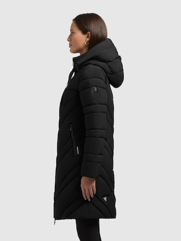 khujo Wintermantel 'Taby' in Zwart