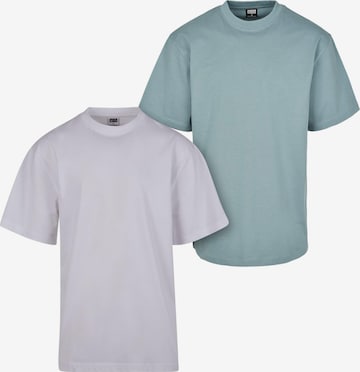 T-Shirt Urban Classics en bleu : devant