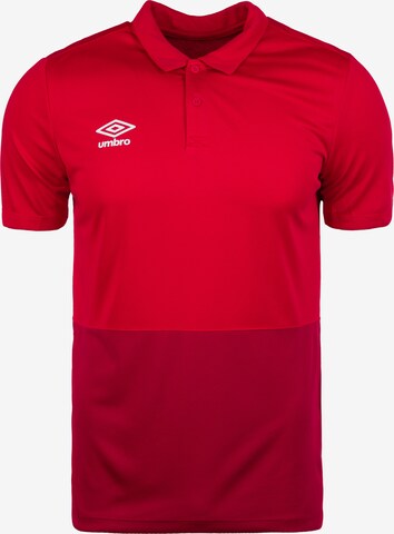 UMBRO Poloshirt 'Poly' in Rot: predná strana