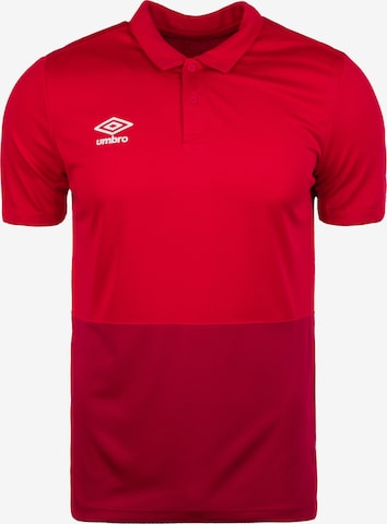 UMBRO Poloshirt 'Poly' in Rot: predná strana