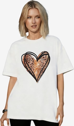 GORHEY Shirt in Weiß: Vorderseite