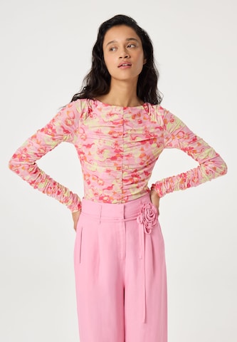 Fabienne Chapot Blouse in Roze: voorkant