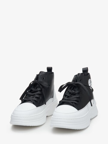 Estro Sneakers hoog '09-2449' in Zwart