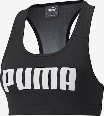 PUMA Sports Bra in Black: front