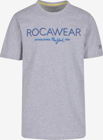 pelēks ROCAWEAR T-Krekls 'Neon': no priekšpuses
