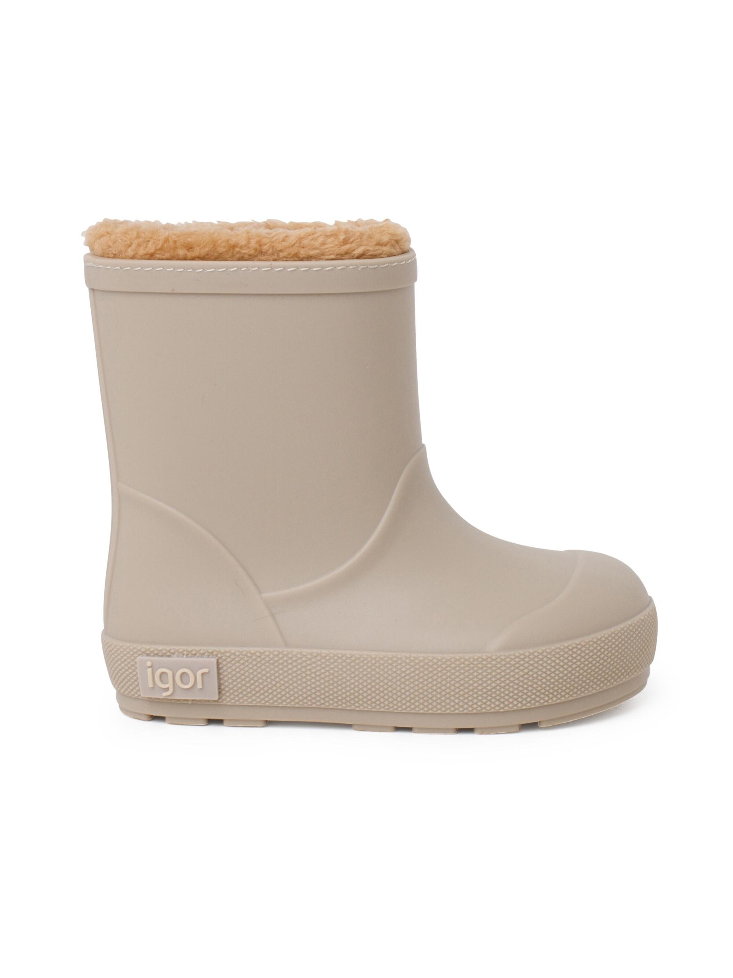 IGOR Rubber boot in Beige: front