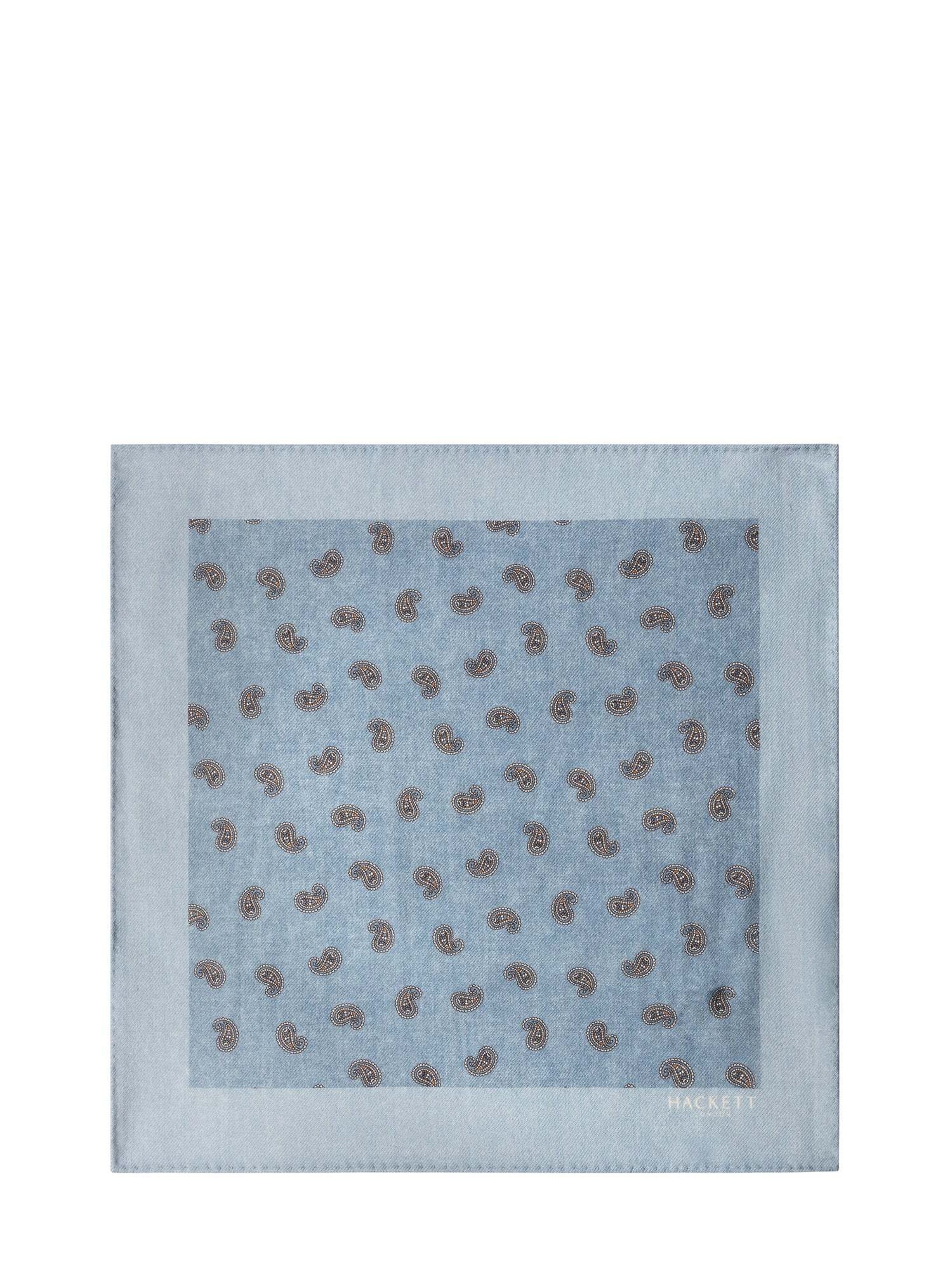 Pochette Hackett London en bleu : devant