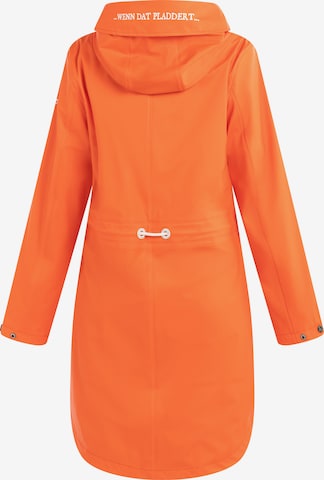 Schmuddelwedda Toiminnallinen pitkä takki värissä oranssi