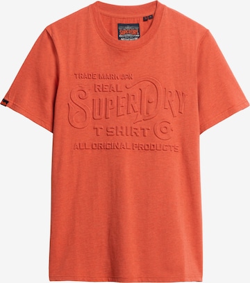 T-Shirt Superdry en rouge : devant