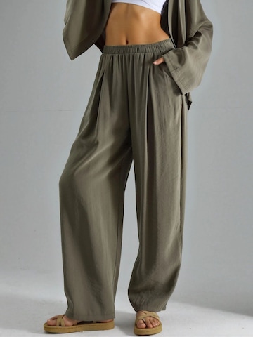 Barrel Pantalon Busem en vert : devant