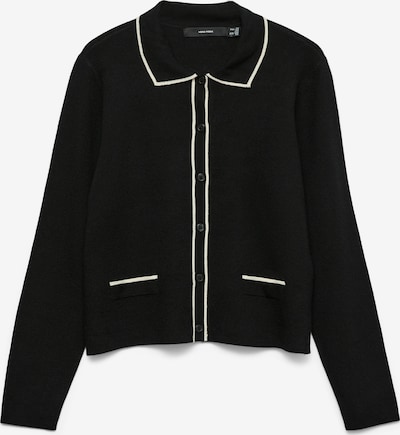 Kardiganas 'VMGOLD' iš VERO MODA, spalva – kremo / juoda, Prekių apžvalga