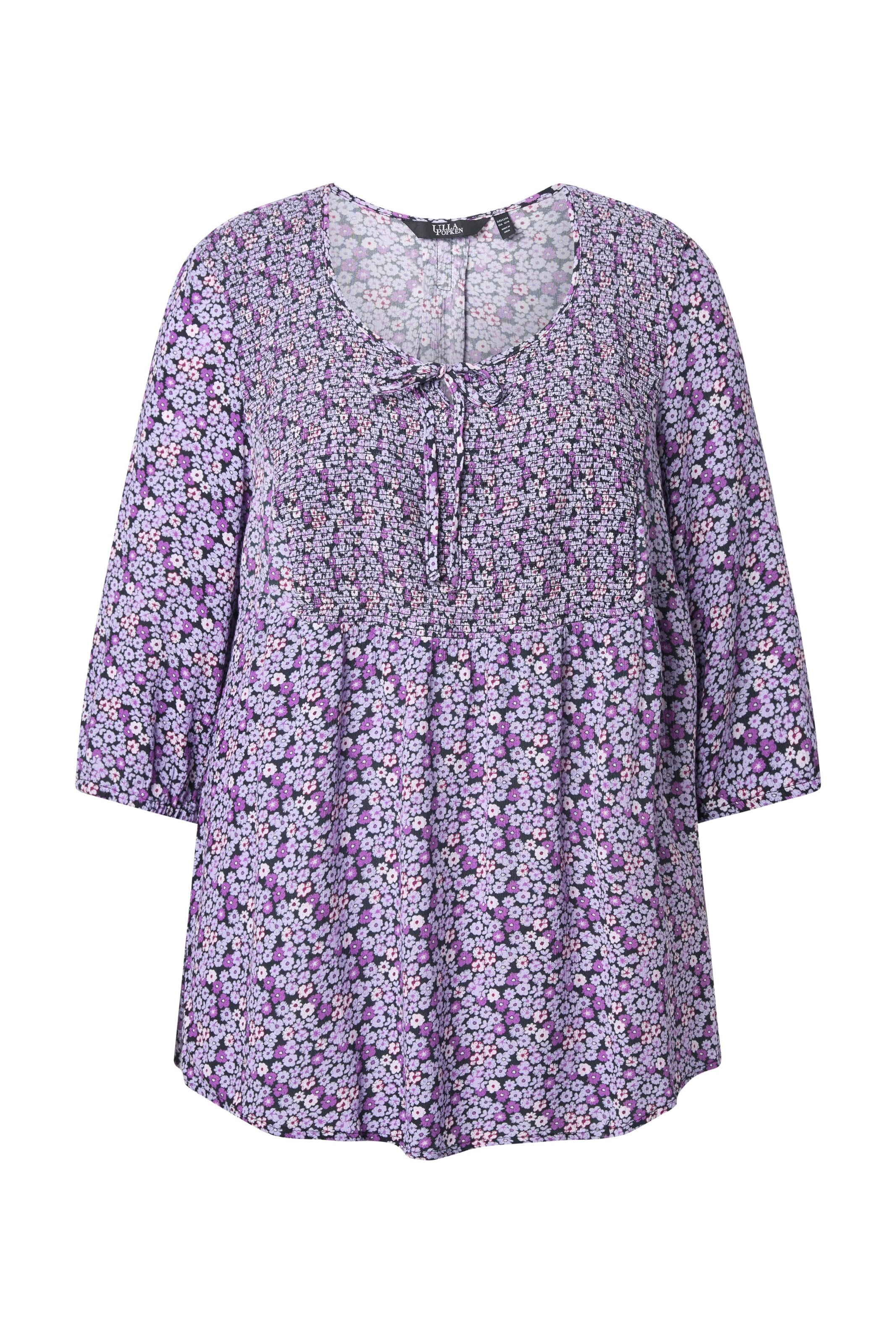 Ulla Popken Tuniek in Lila: voorkant