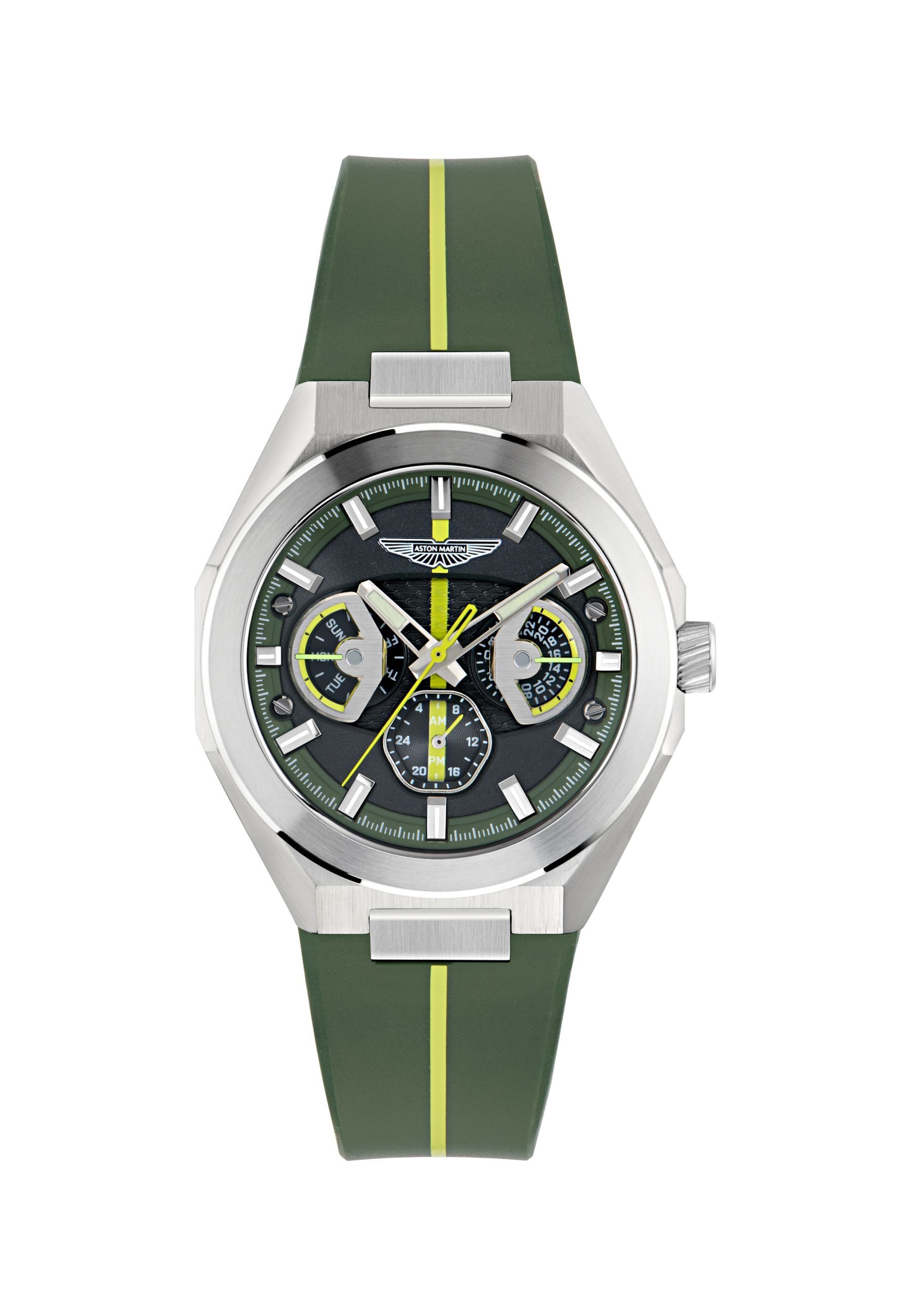 Aston Martin Analoog horloge ' TKS W ' in Groen: voorkant