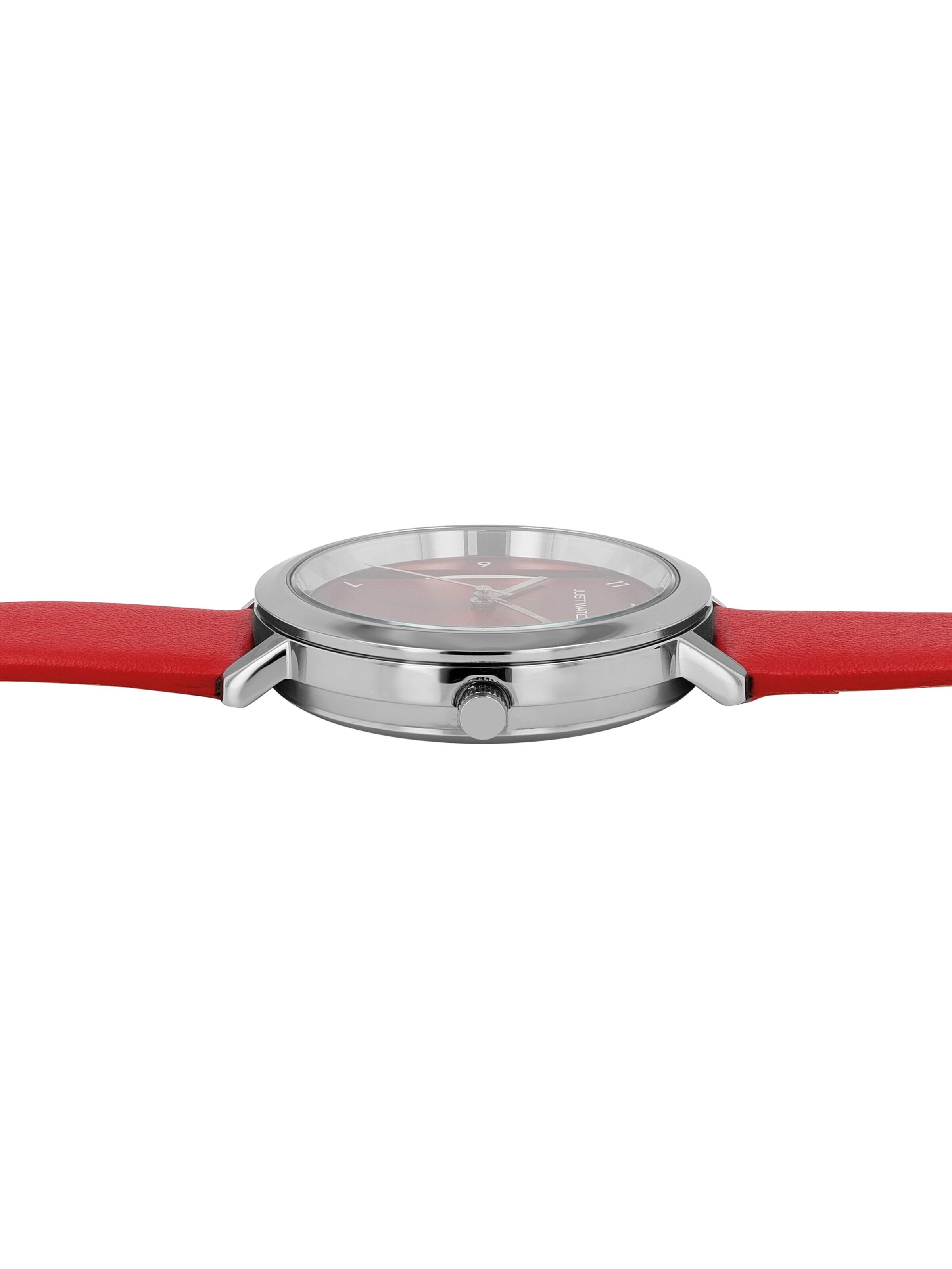 Just Watch Analog Watch 'Mila, Datumsanzeige' in Red
