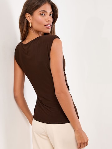 Haut Lipsy en marron