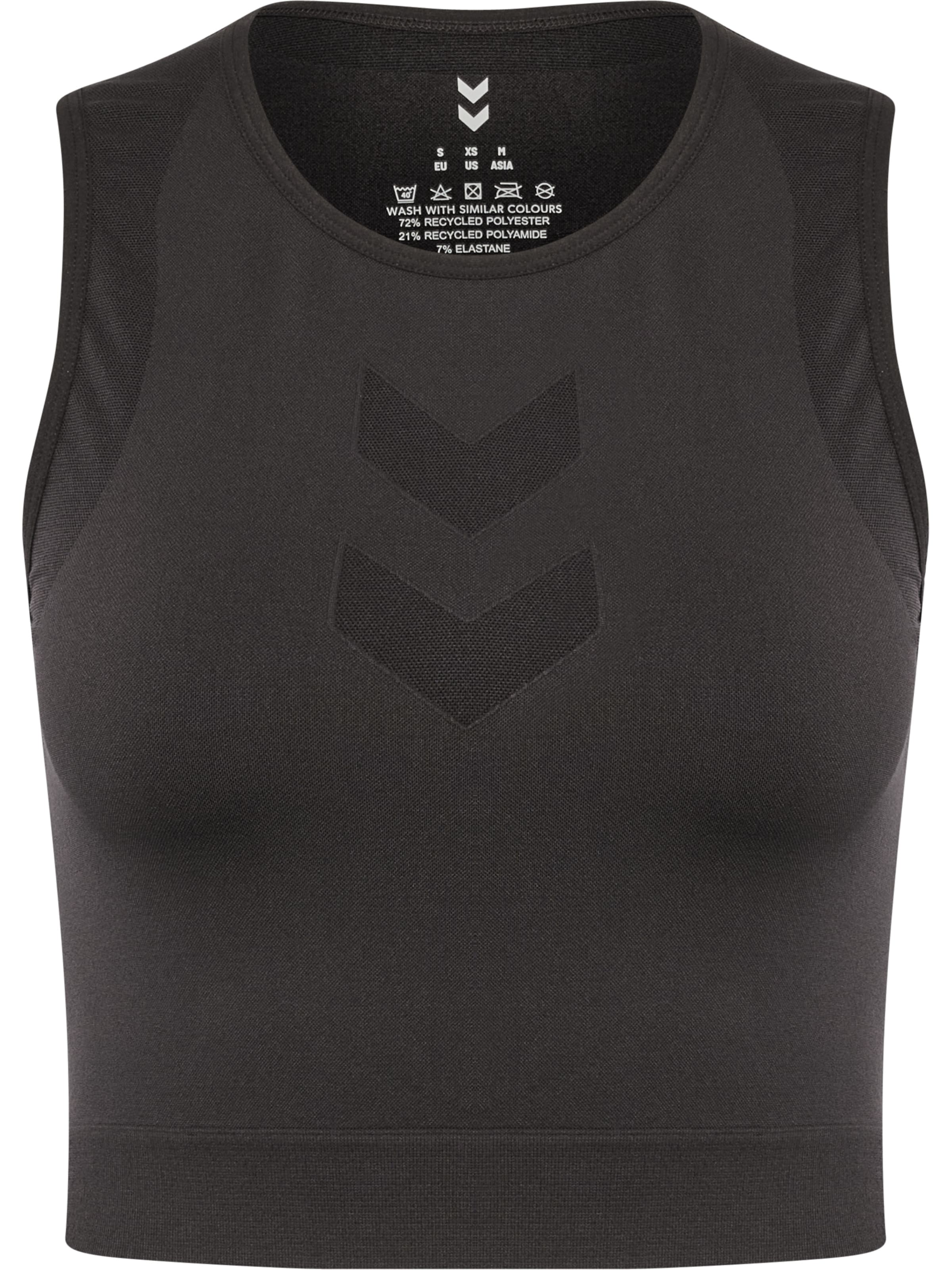 Hummel Bustier Sports-BH 'Hiit' i grå: forside
