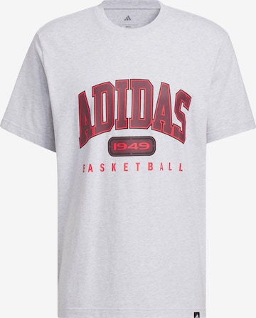 ADIDAS PERFORMANCE Performance shirt 'Collegiate Graphic' in Grey: front