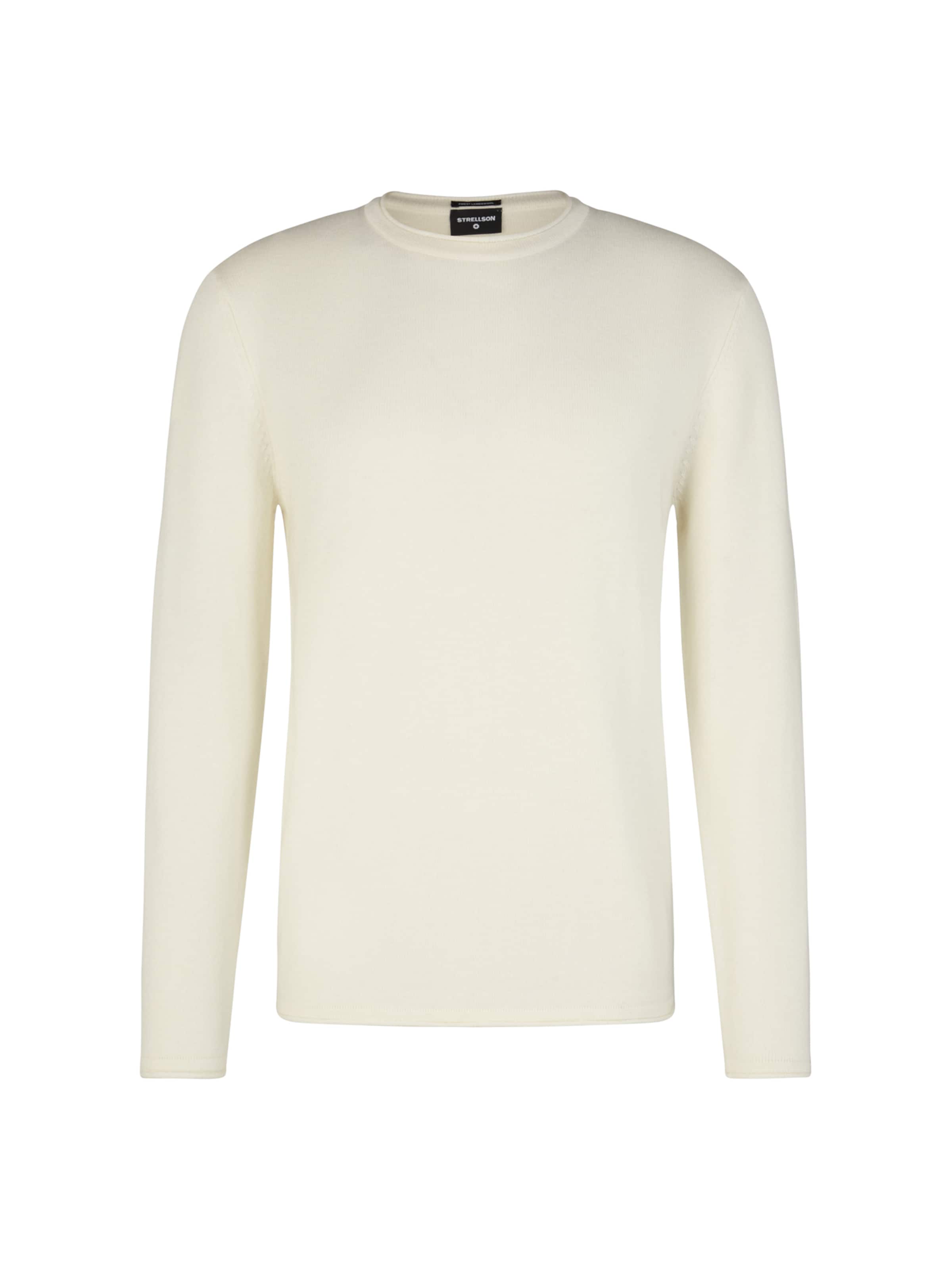 STRELLSON Pullover 'Luca-RL' in Weiß: Vorderseite