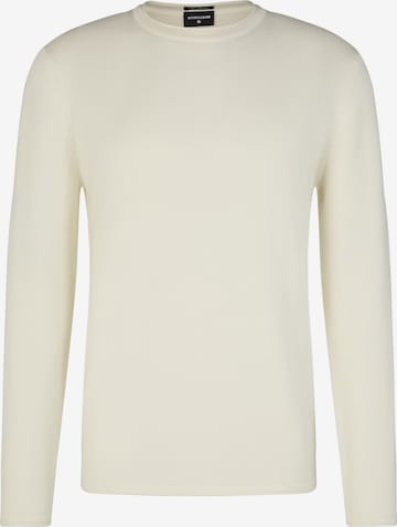 STRELLSON Trui 'Luca-RL' in Wit: voorkant