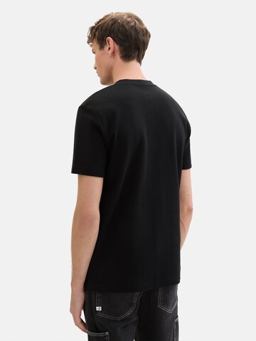 TOM TAILOR DENIM T-Shirt in Schwarz