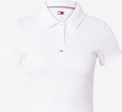 Tommy Jeans T-shirt 'ESSENTIAL' en blanc, Vue avec produit