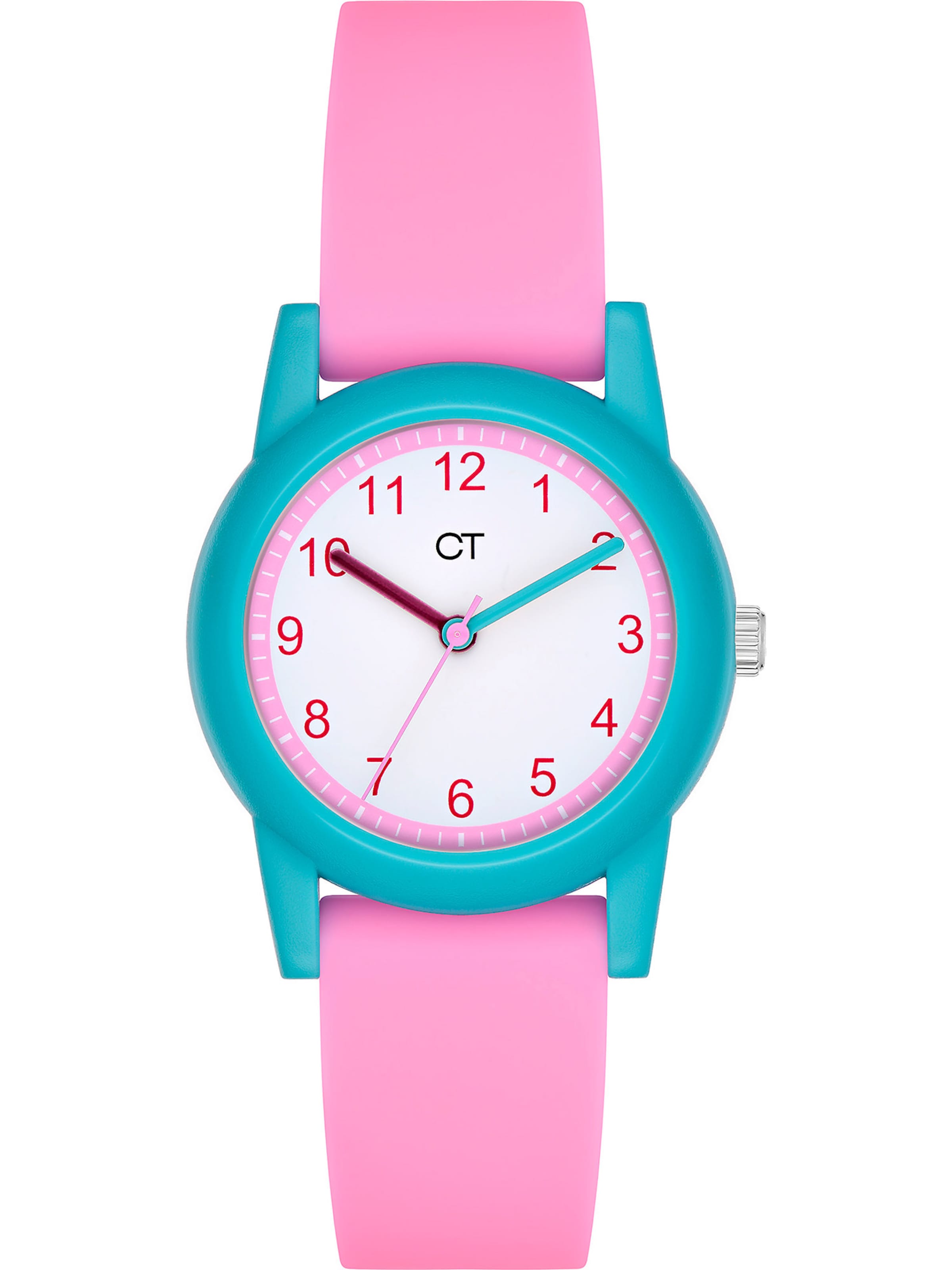 Cool Time Watch in Pink: front