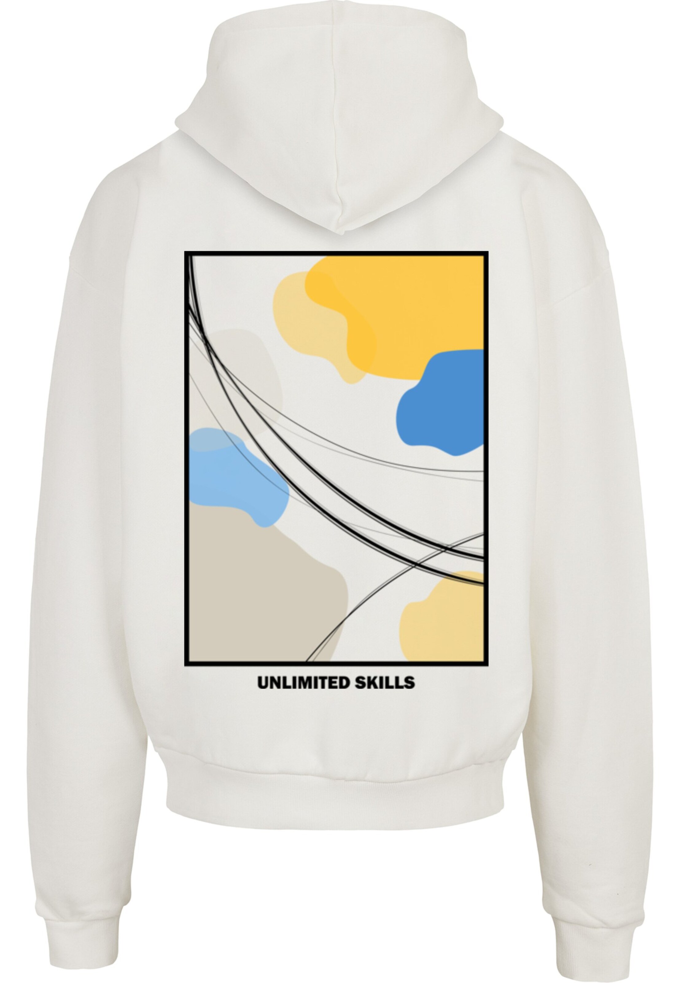 Merchcode Sweatshirt 'Unlimited Skills' in White