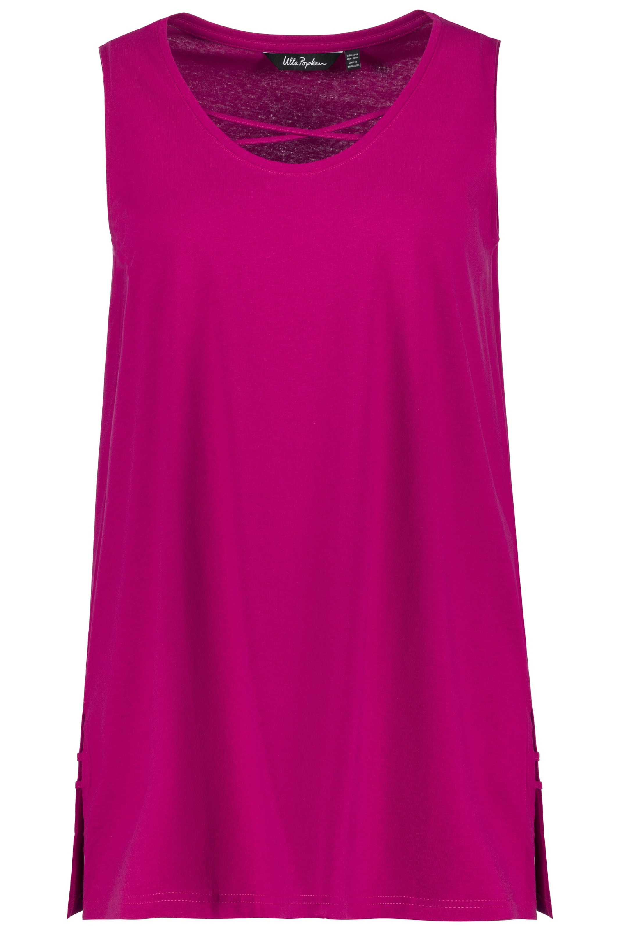 Ulla Popken Top in Roze: voorkant