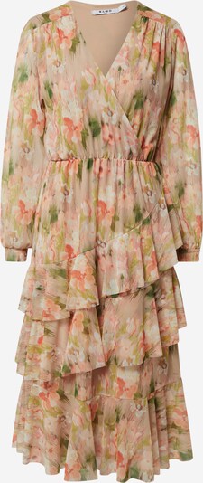 Rochie NA-KD pe verde deschis / verde închis / portocaliu caisă / corai / roz pudră, Vizualizare produs