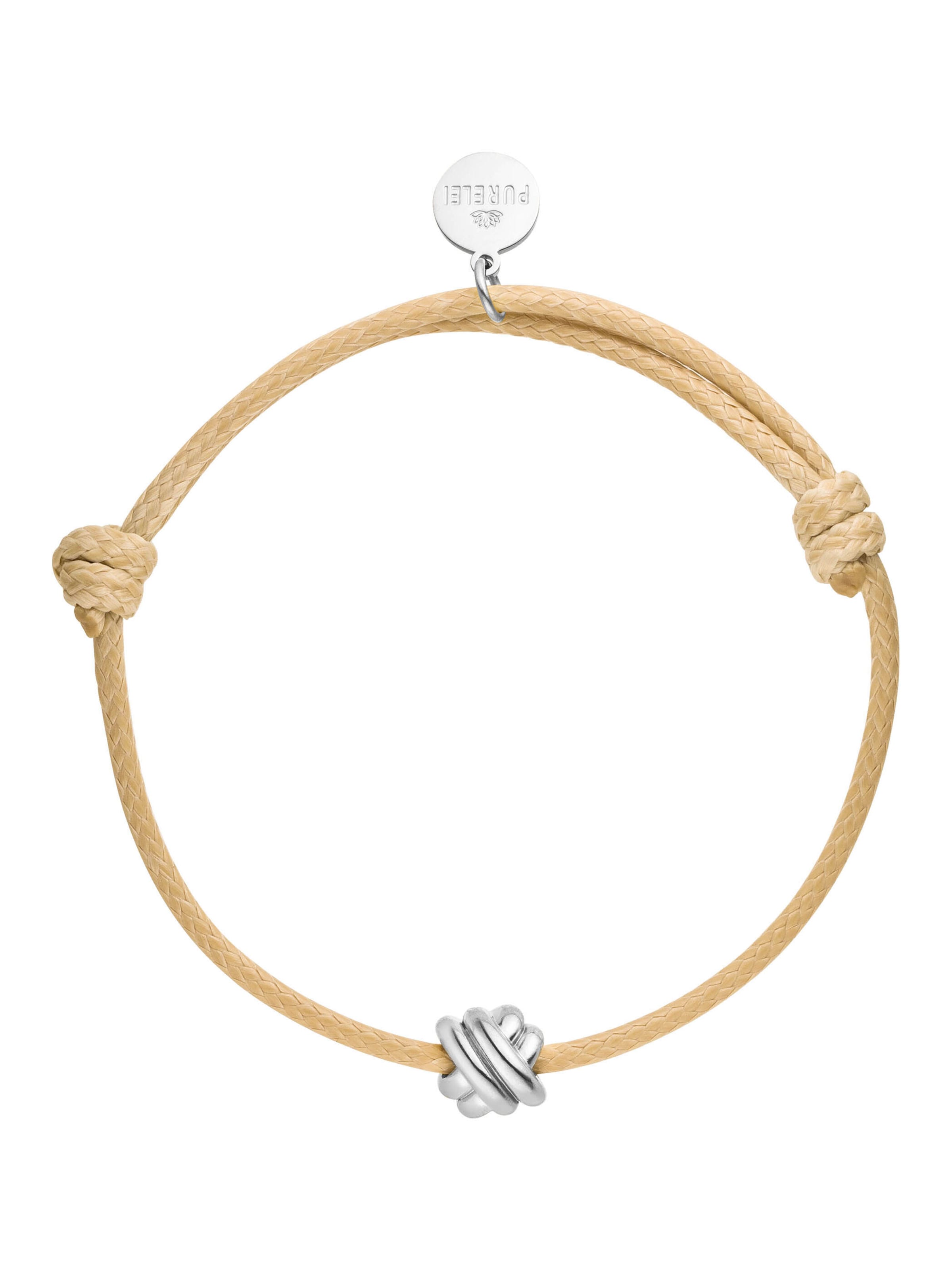 PURELEI Bracelet 'Knot' in Beige: front
